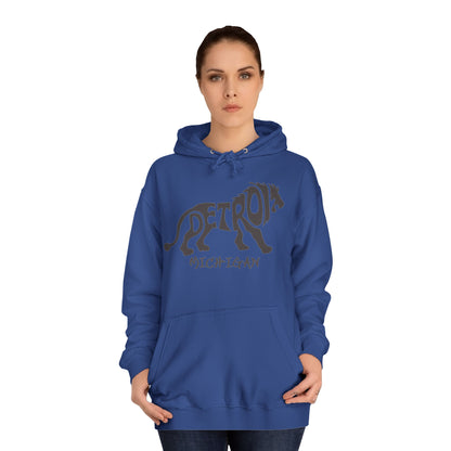 Detroit Lions Vintage Logo NFL Unisex College Hoodie 2 prints