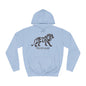 Detroit Lions Vintage Logo NFL Unisex College Hoodie 2 prints