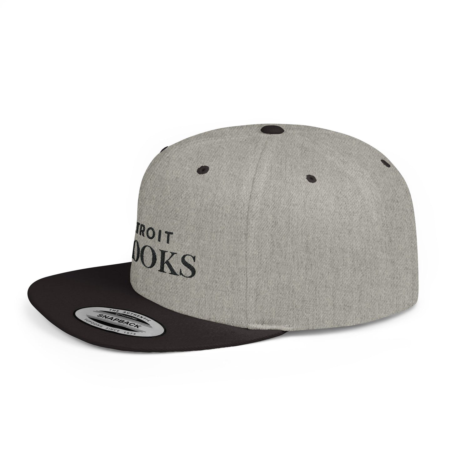 Flat Bill Snapback Detroit Crooks Brand