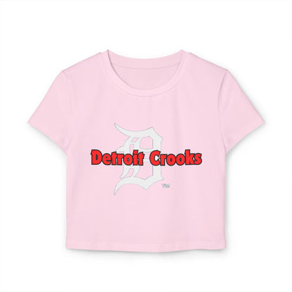 Detroit Crooks Women's Baby Tee