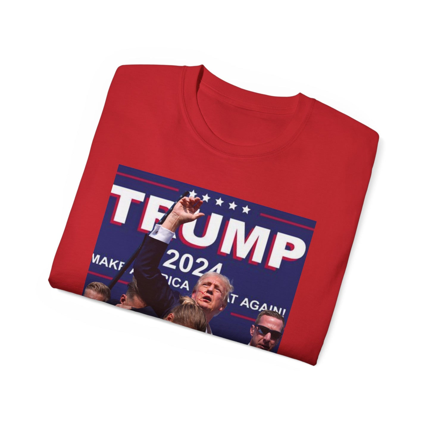 Trump Fight Fight Fight 2024 Unisex Ultra Cotton Tee