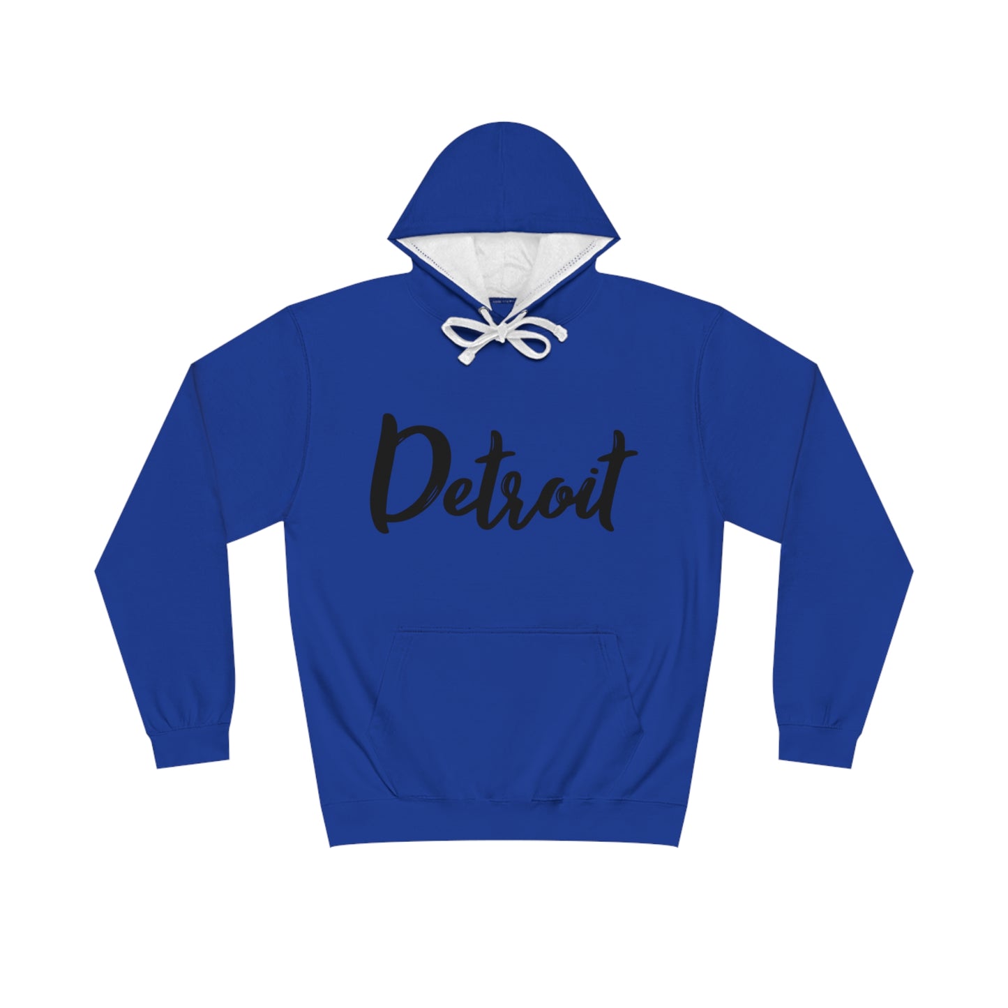 Detroit City Unisex Varsity Hoodie by Detroit Crooks