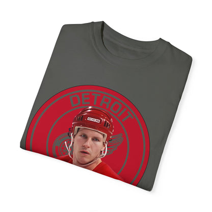 Bob Probert Detroit Red Wings #24 Unisex Garment-Dyed T-shirt, Vintage Hockey