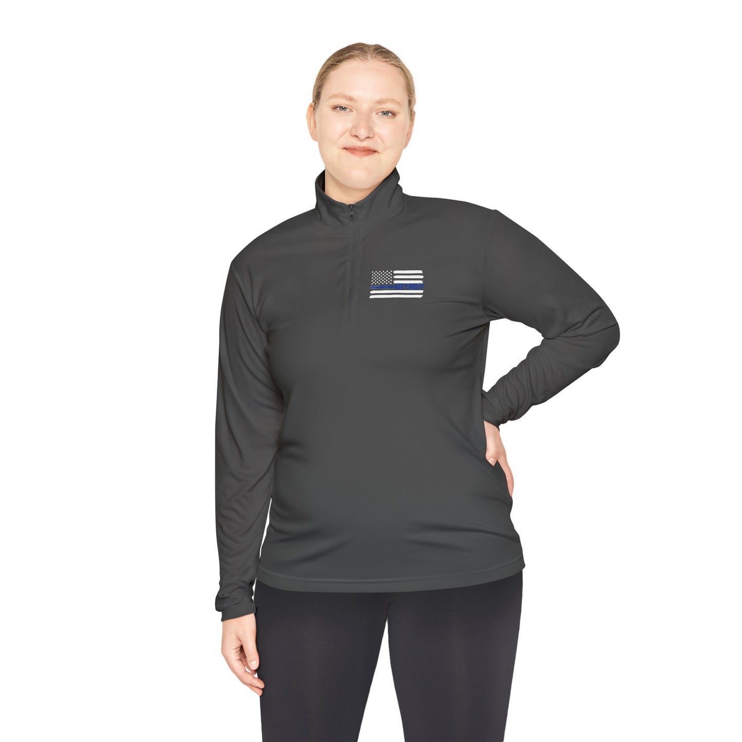 Detroit Blue Line Quarter-Zip Pullover Detroit Blue Line