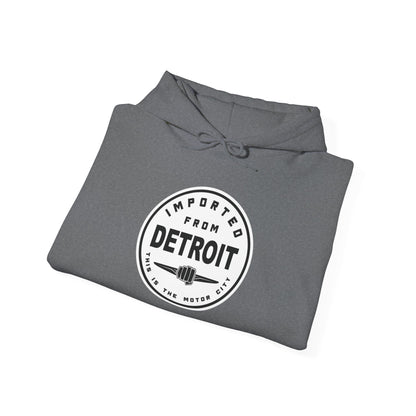 Importrg from Detroit motor city motown 313 Unisex Heavy Blen Hooded Sweatshirt