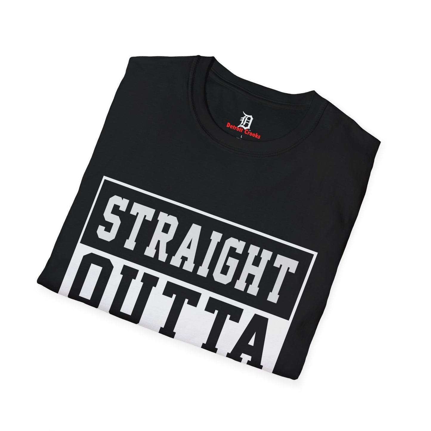 Straight outta Detroit Unisex Softstyle T-Shirt