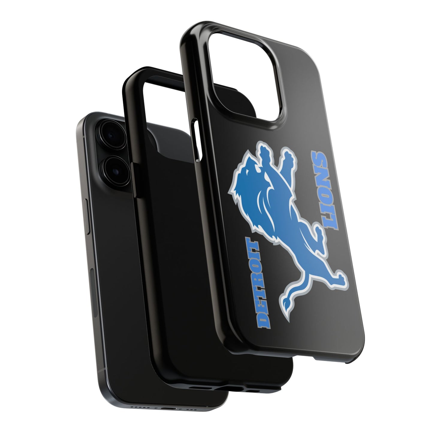 Detroit Lions iPhone Tough Phone Case, Football Fan Gift, Sports Phone Cover,