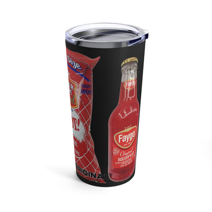 Tumbler 20oz Detroit Original Better made Red Hot Potatoe chips and Faygo red