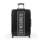 Suitcases, Censored Logo Travel Luggage Bag, Carry-On Vacation Accessories, TSA