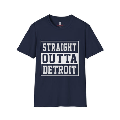 Straight outta Detroit Unisex Softstyle T-Shirt