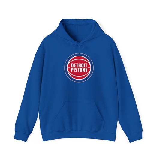 Detroit Pistons Logo Hoodie, NBA Sweatshirt, Basketball Team Apparel, Fan Gift,