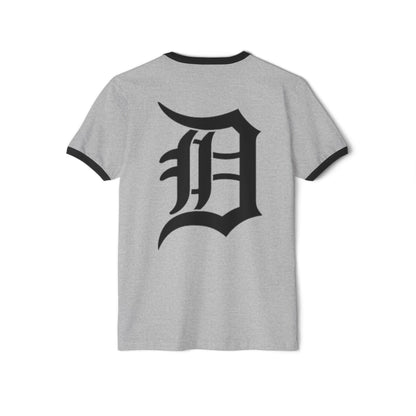 Detroit Tigers Logo Vintage / old school Unisex Cotton Ringer T-Shirt