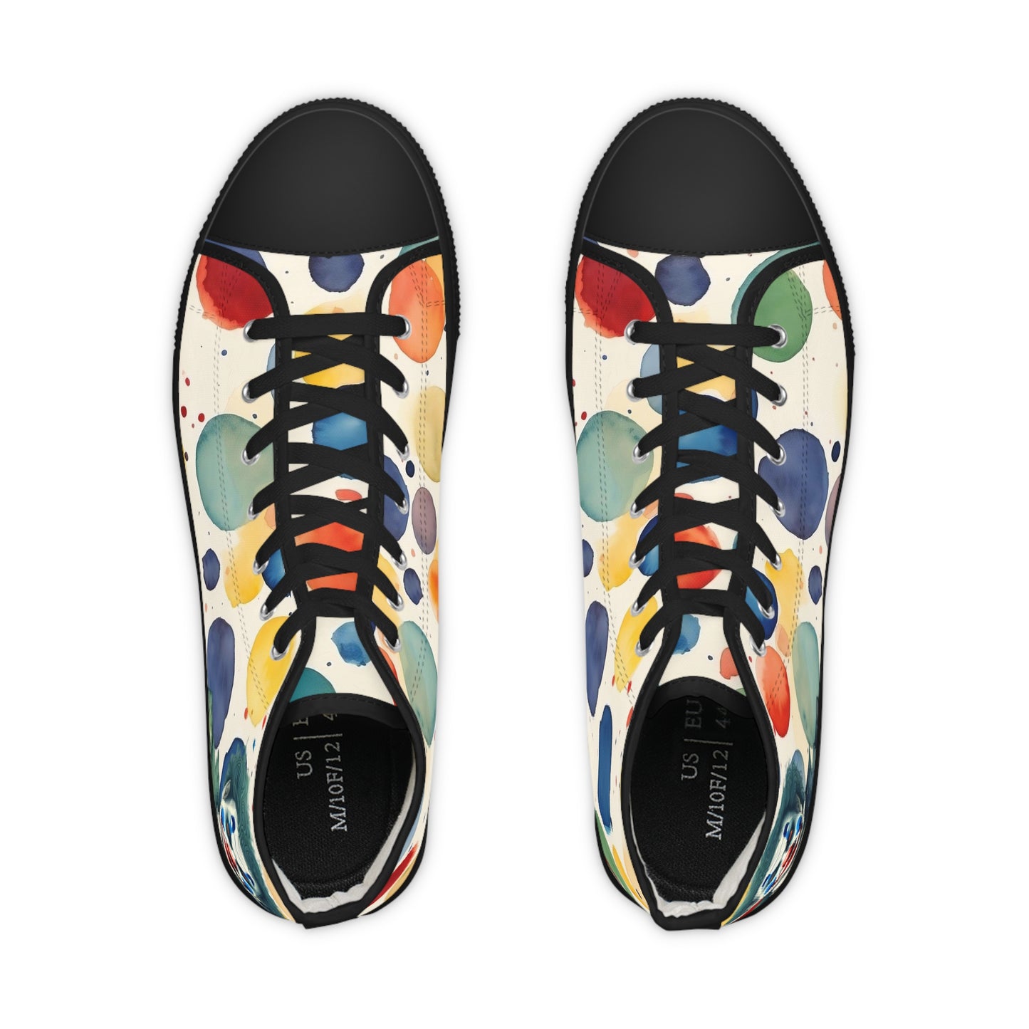 Detroit Crooks Design Clowns circus Men's High Top Sneakers