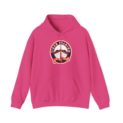 Detroit Tigers Vintage Logo Fan Art Hooded Sweatshirt, Detroit Tigers Hoodie,