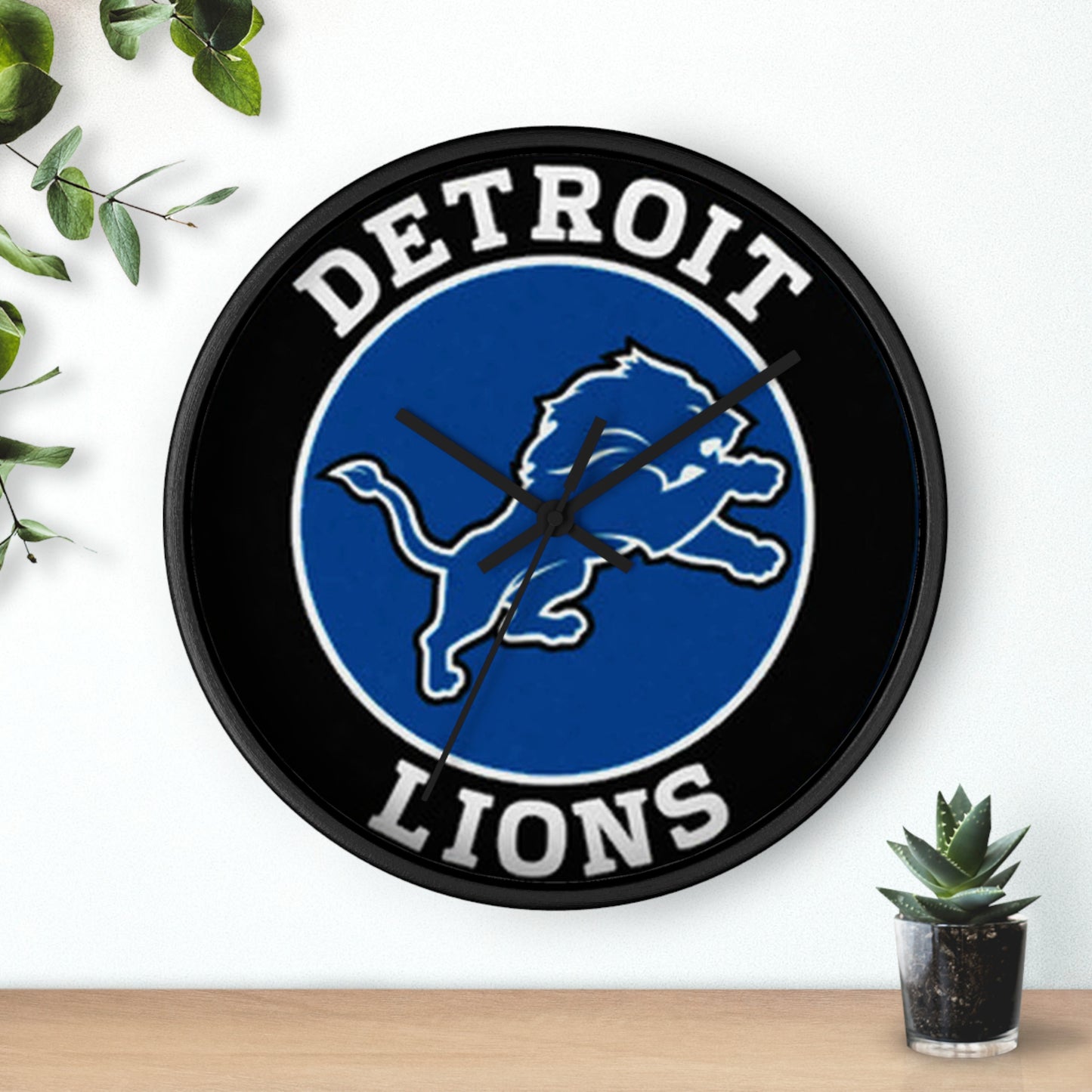 Detroit Lions NFL Wall Clock Detroit