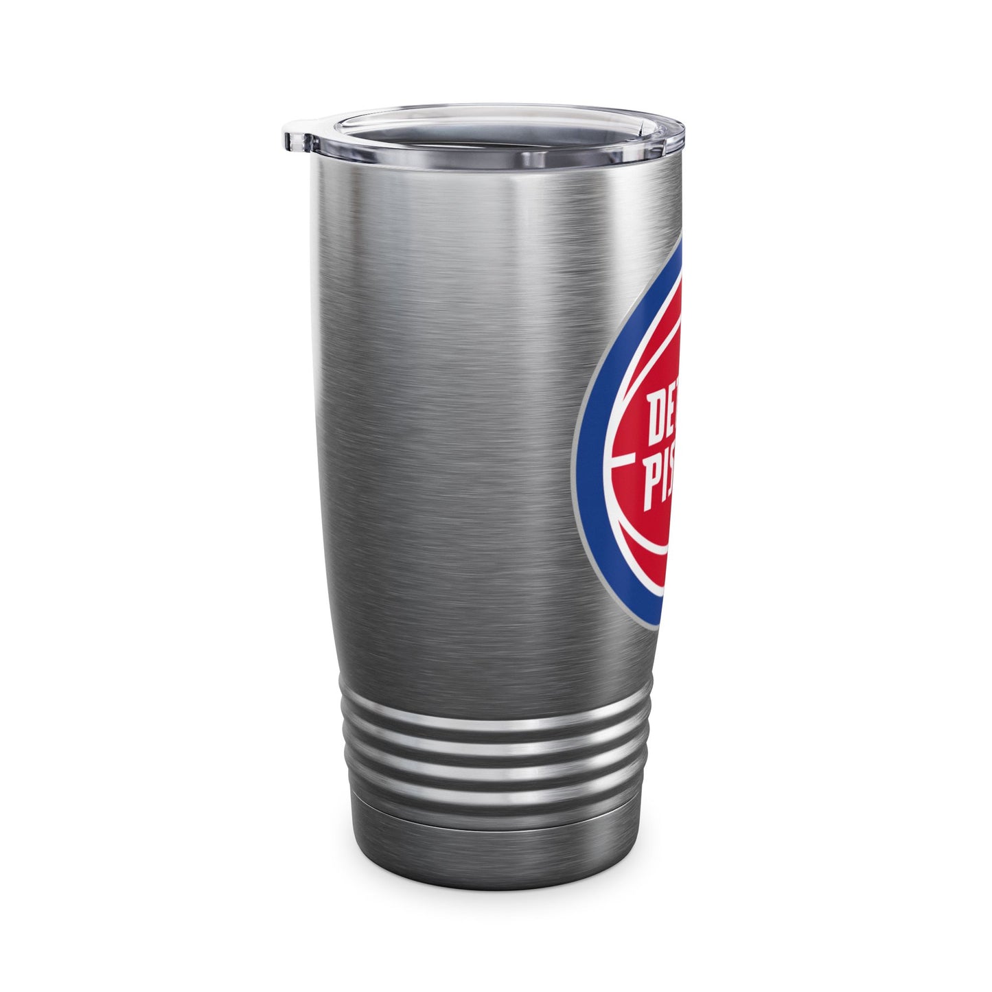 Detroit Pistons Logo Ringneck Tumbler, 20oz - NBA Sports Fan Gift Cup,