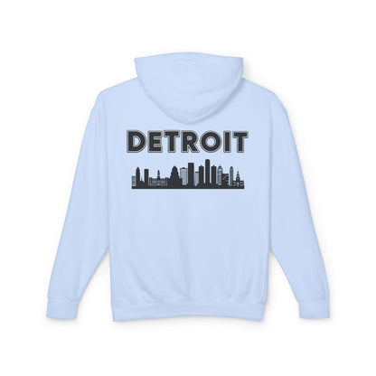 Detroit Style Lightweight Hoodie, Motor City Fashion Sweatshirt, Michigan Urban