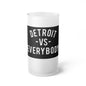 Beer Mug Detroit vs Everybody Frosted Glass