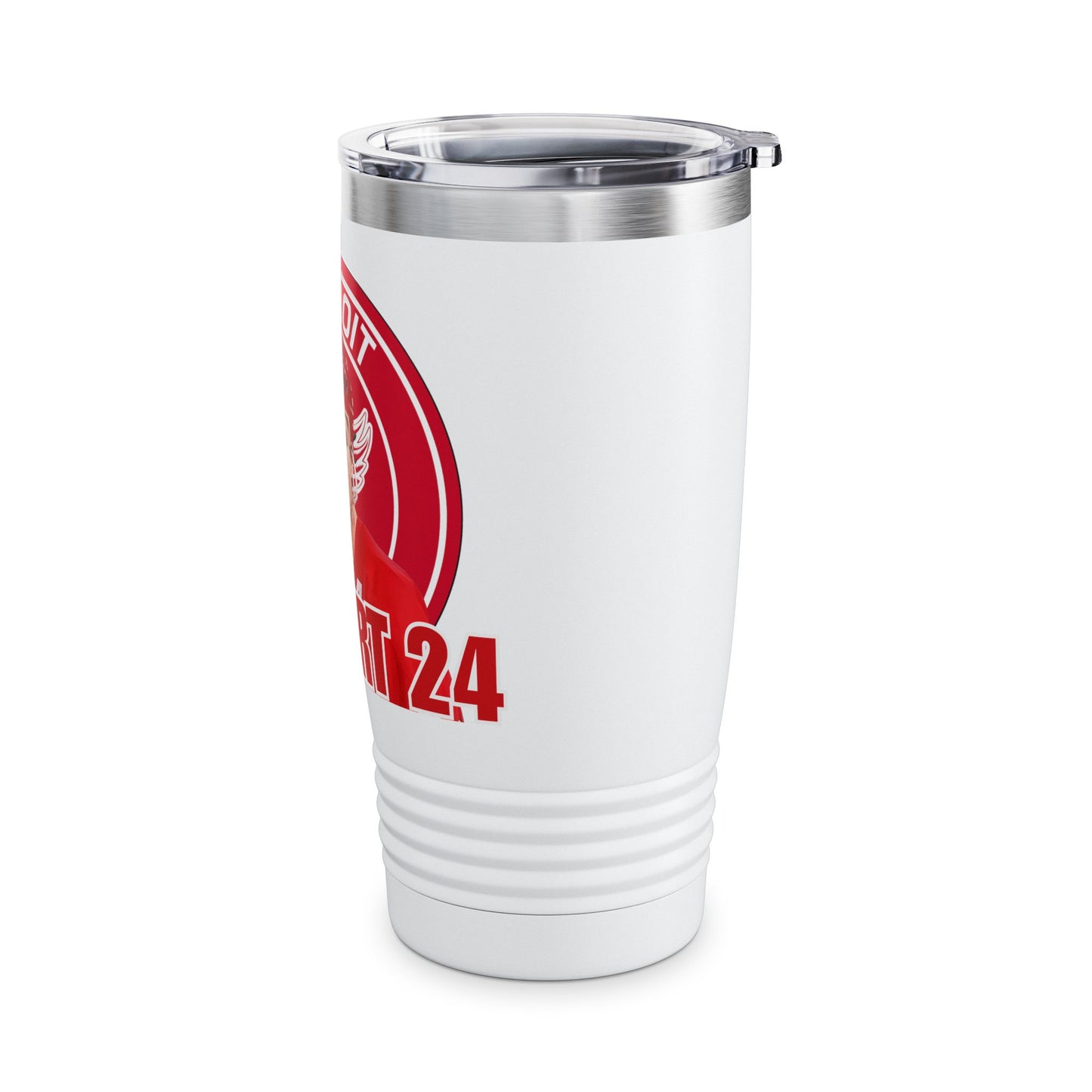 Bob Probert Detroit Red Wings #24 Ringneck Tumbler, 20oz - NHL Hockey Fan Gift,