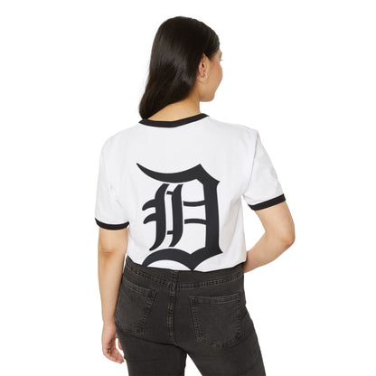 Detroit Tigers Logo Vintage / old school Unisex Cotton Ringer T-Shirt