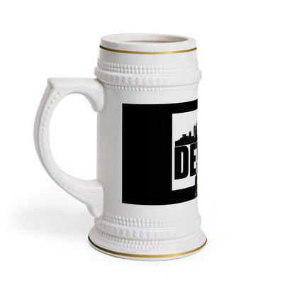 Beer Stein Mug Detroit Crooks Brand Est 1973