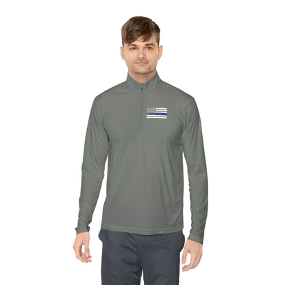 Detroit Blue Line Quarter-Zip Pullover Detroit Blue Line