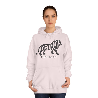 Detroit Lions Vintage Logo NFL Unisex College Hoodie 2 prints