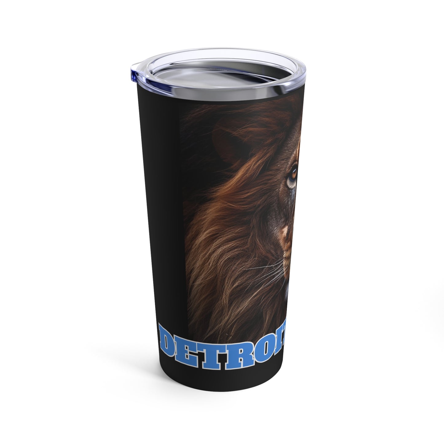 Tumbler 20oz, Detroit Lions Fan Art Cup, NFL Football Team Mug, Sports Drinkware