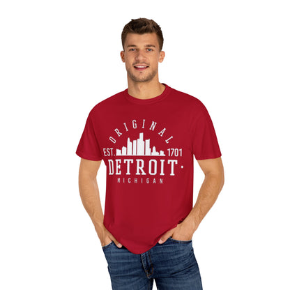 Detroit City Unisex Garment-Dyed T-shirt