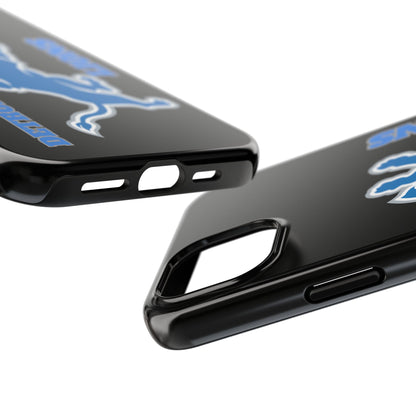 Detroit Lions iPhone Tough Phone Case, Football Fan Gift, Sports Phone Cover,