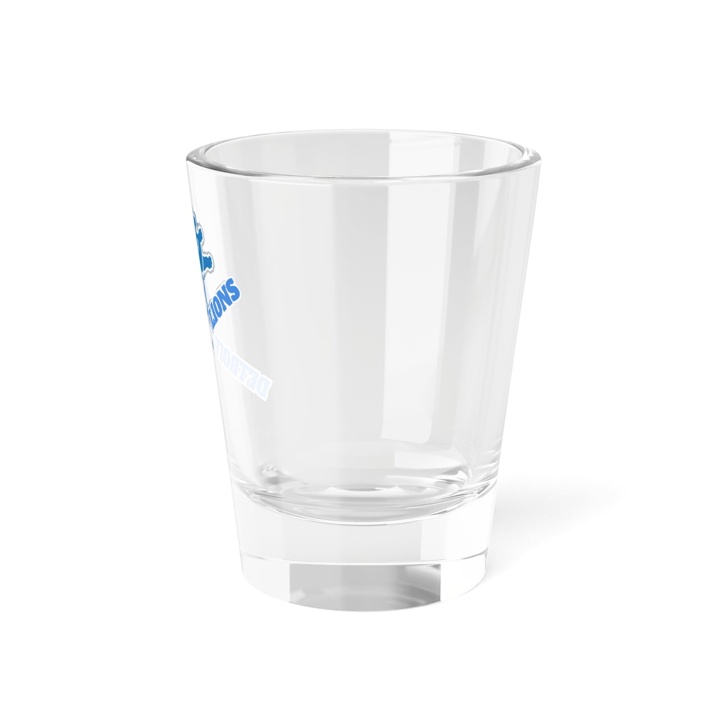 Detroit Lions Fan Art Shot Glass, 1.5oz