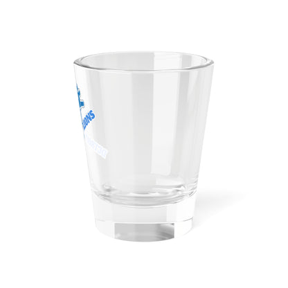 Detroit Lions Fan Art Shot Glass, 1.5oz