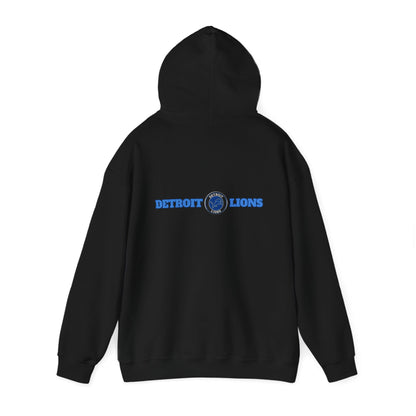 Detroit Lions Fan Art Hoodie Pullover, Football Team Sweatshirt, Lions Apparel