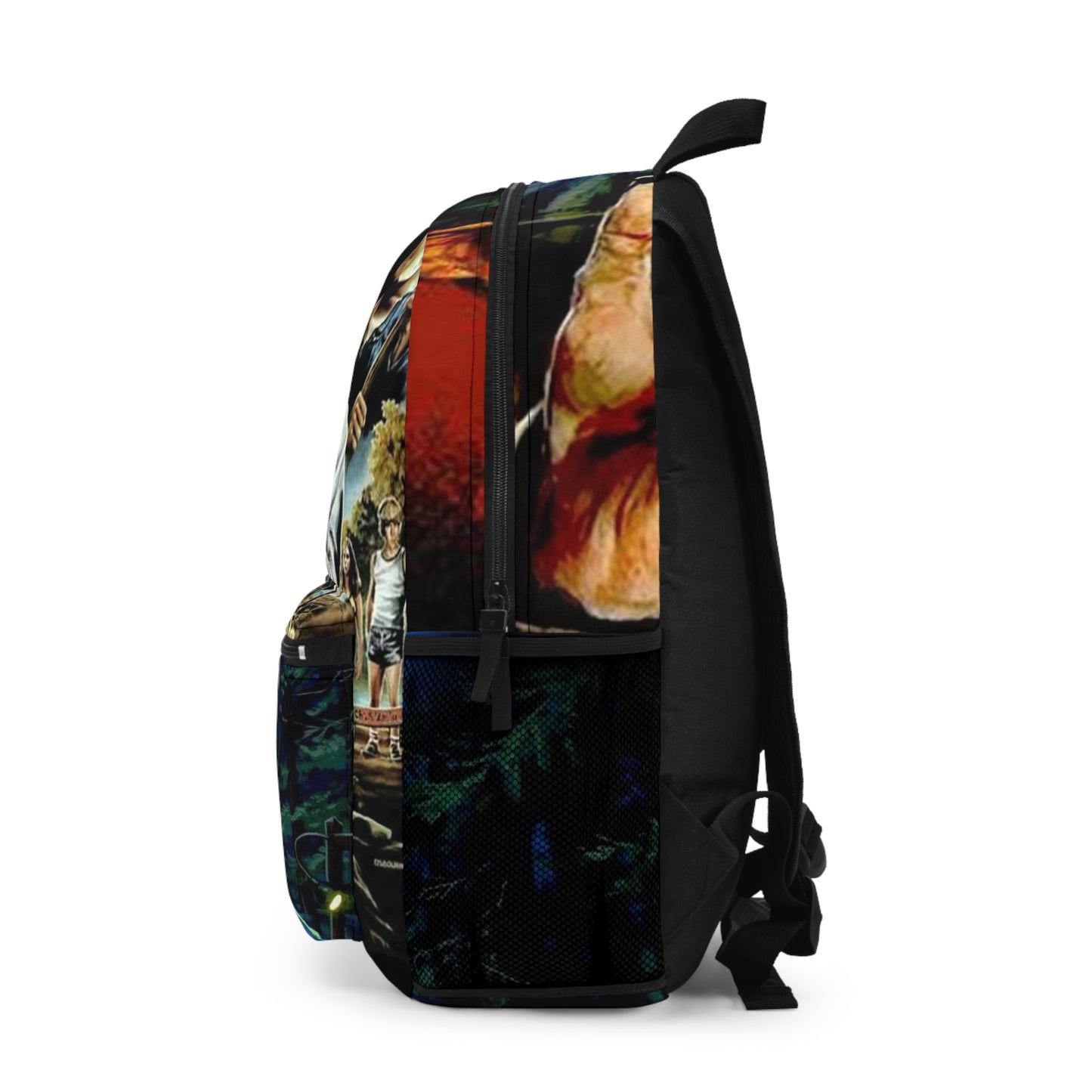 Horror Movie Backpack, Friday the 13th Movie Clips Painted Pattern, Travel Bag,