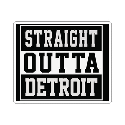 Detroit Kiss-Cut Stickers, Straight Outta Motown Decals, Various Sizes