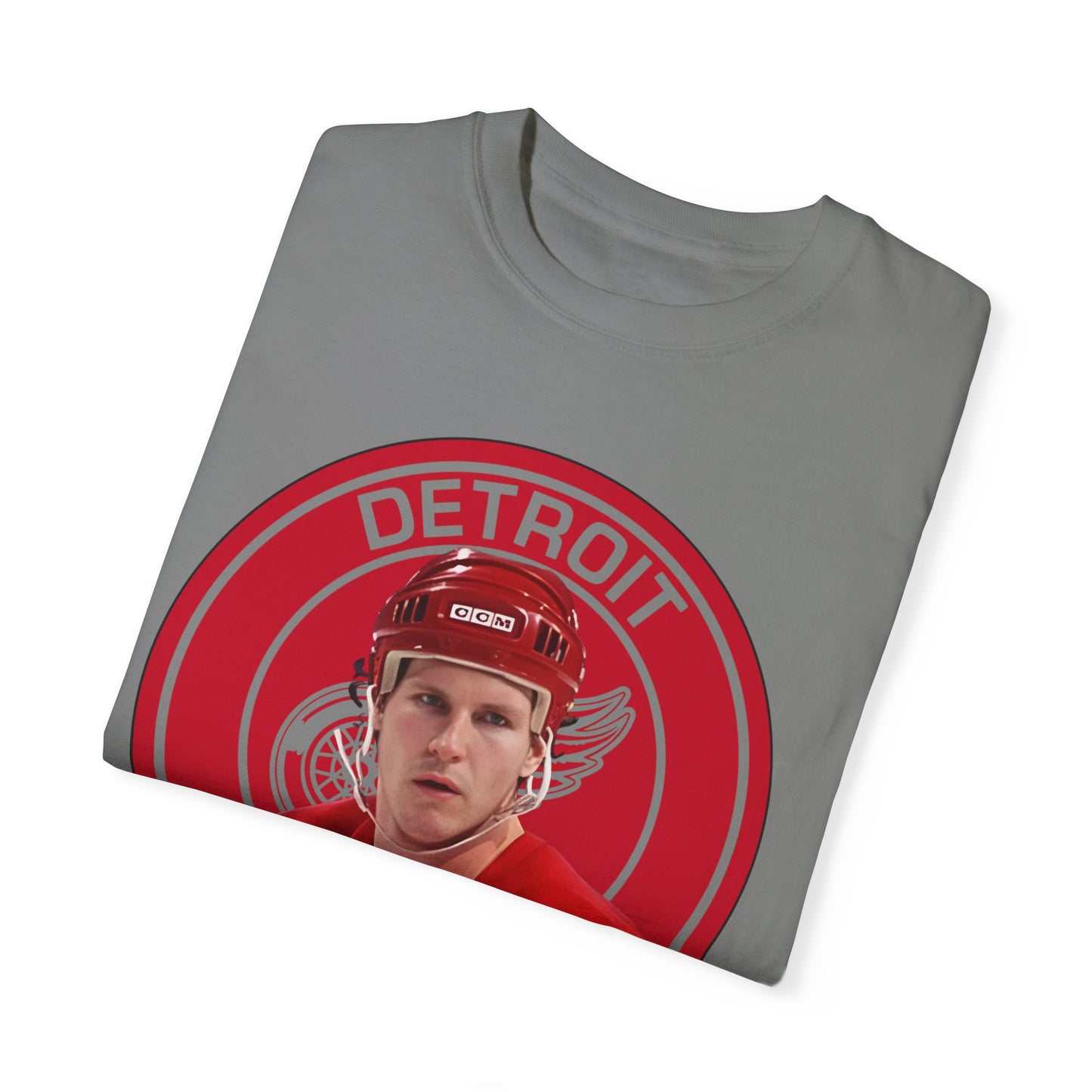 Bob Probert Detroit Red Wings #24 Unisex Garment-Dyed T-shirt, Vintage Hockey