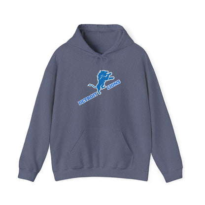 Detroit Lions Fan Hoodie Sweatshirt, NFL Team Apparel, Lions Football Gift,