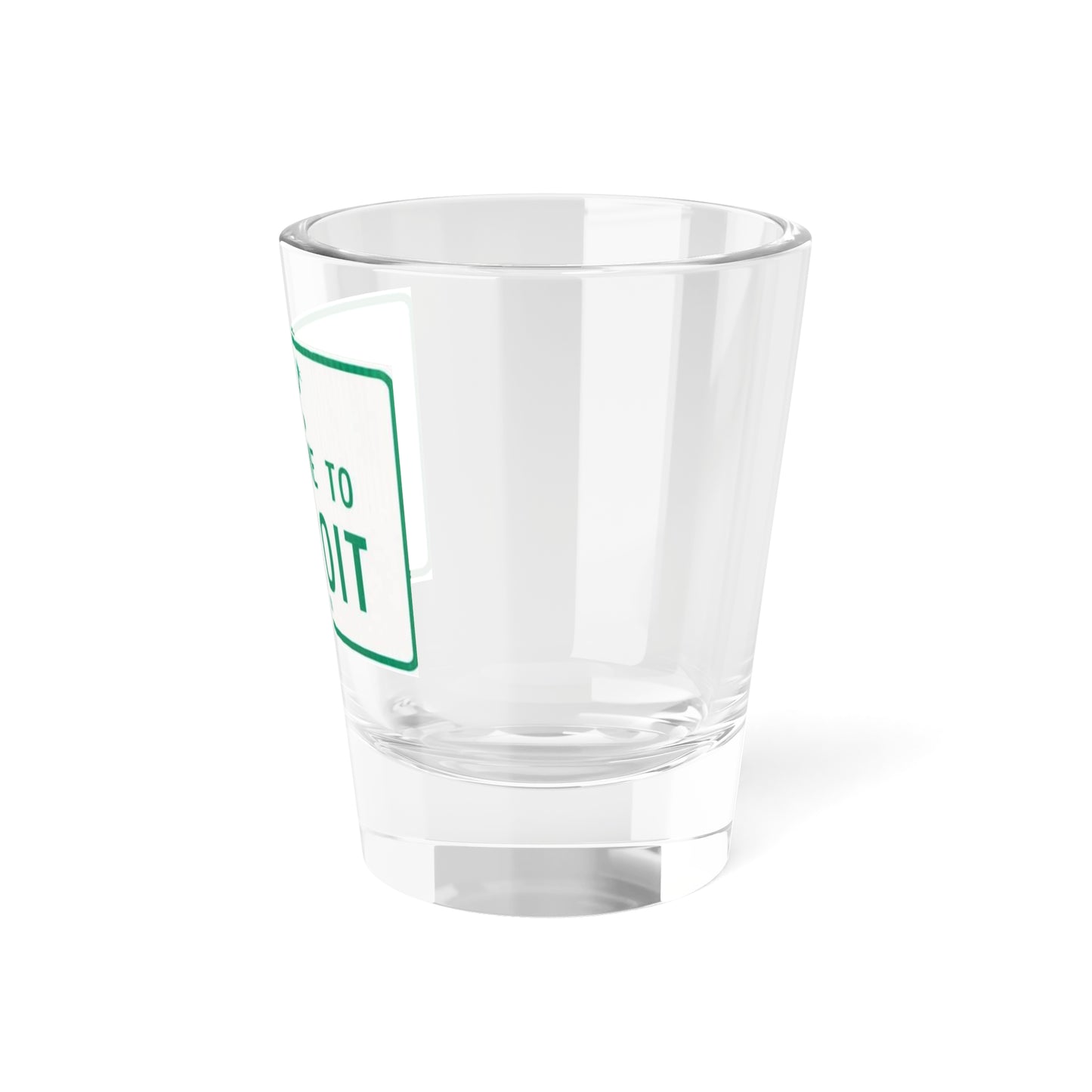 Welcome to Detroit Shot Glass, 1.5oz